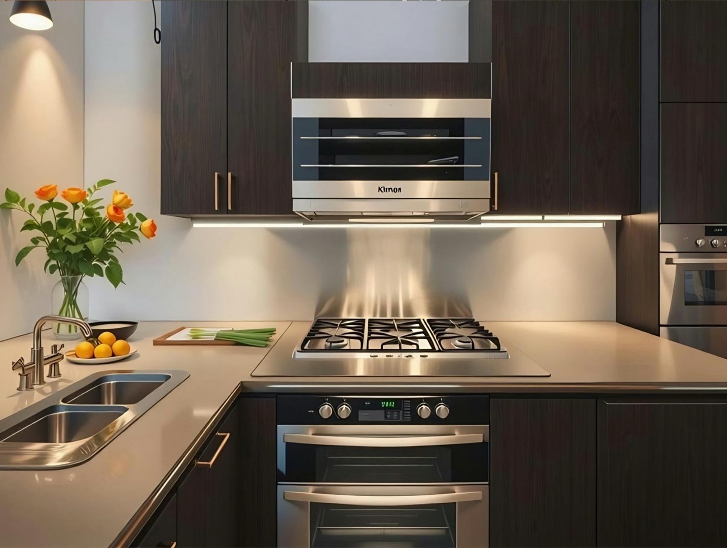 1720 Maple Avenue, Unit 2680 Evanston, IL 60201 - Photo 6 of 74 a stove top oven sitting inside of a kitchen