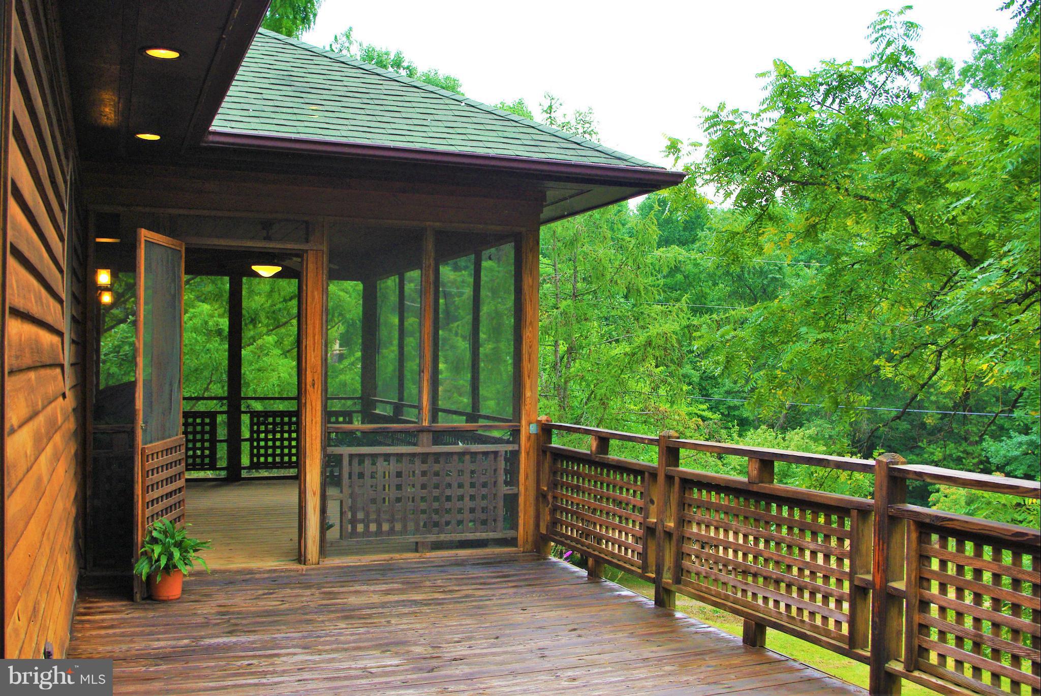 416 Rolling Road Sperryville, VA 22740 - Photo 18 of 25 A large deck overlooks the lawn