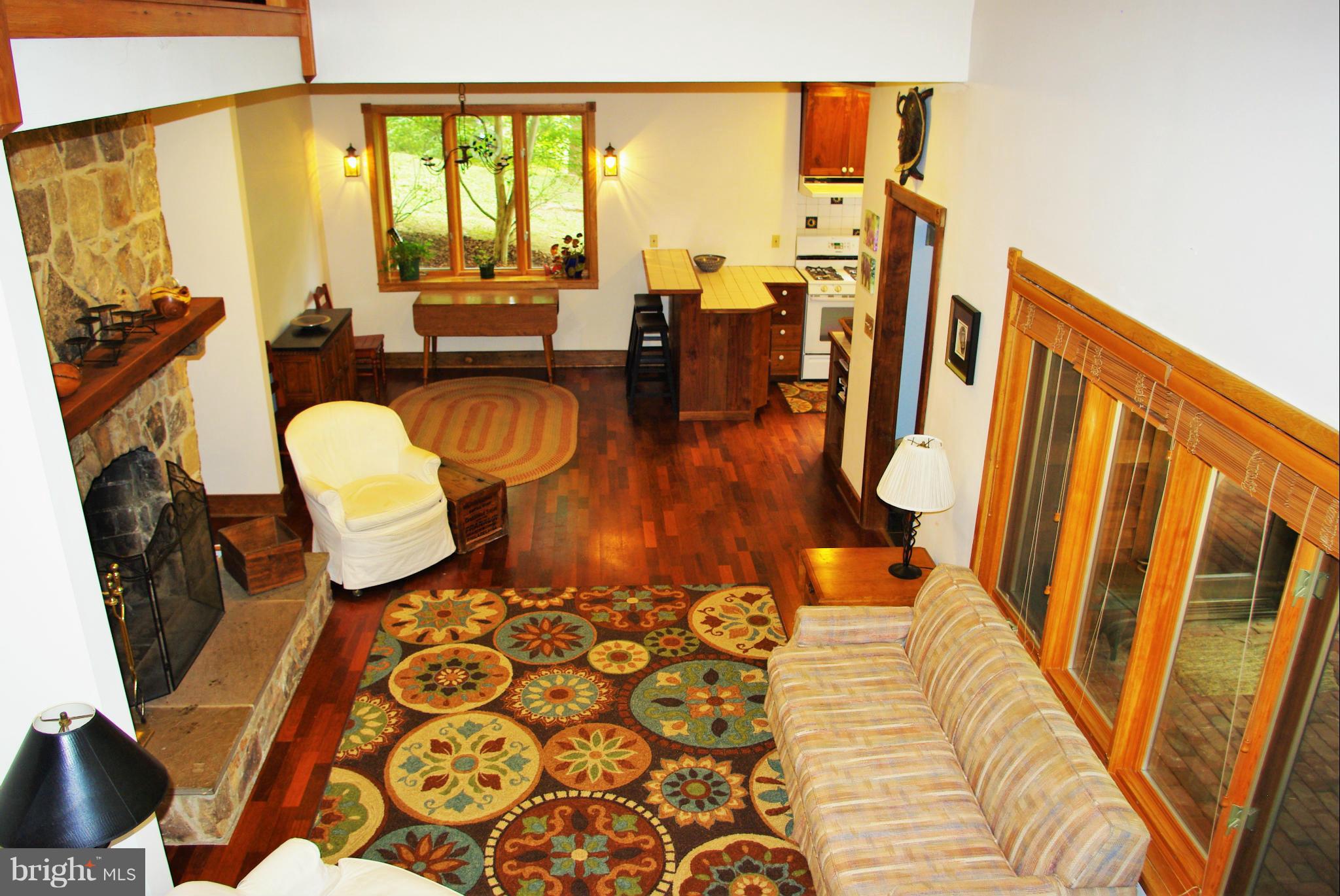 416 Rolling Road Sperryville, VA 22740 - Photo 6 of 25 Living room view from above