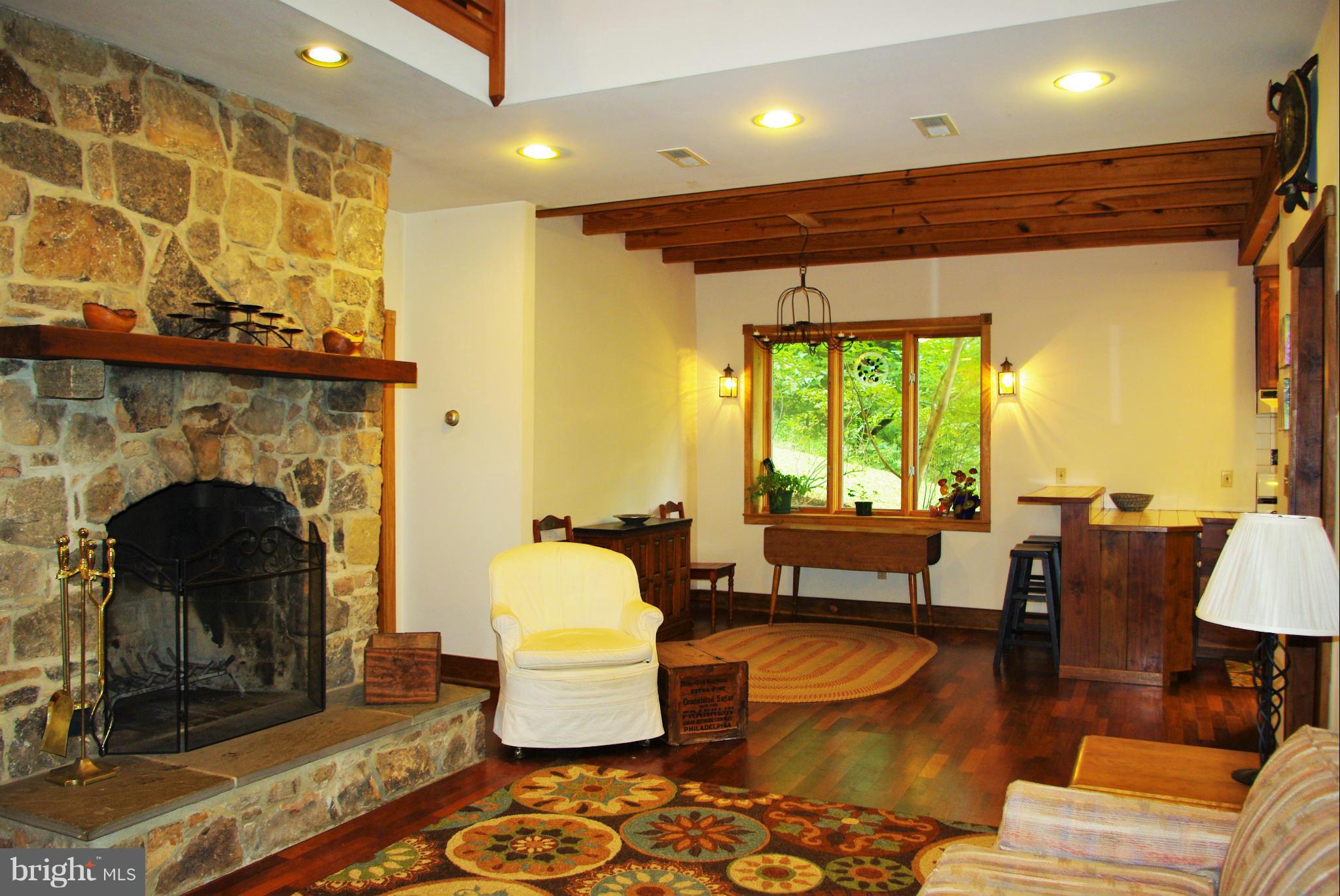 416 Rolling Road Sperryville, VA 22740 - Photo 7 of 25 Living room and dining area