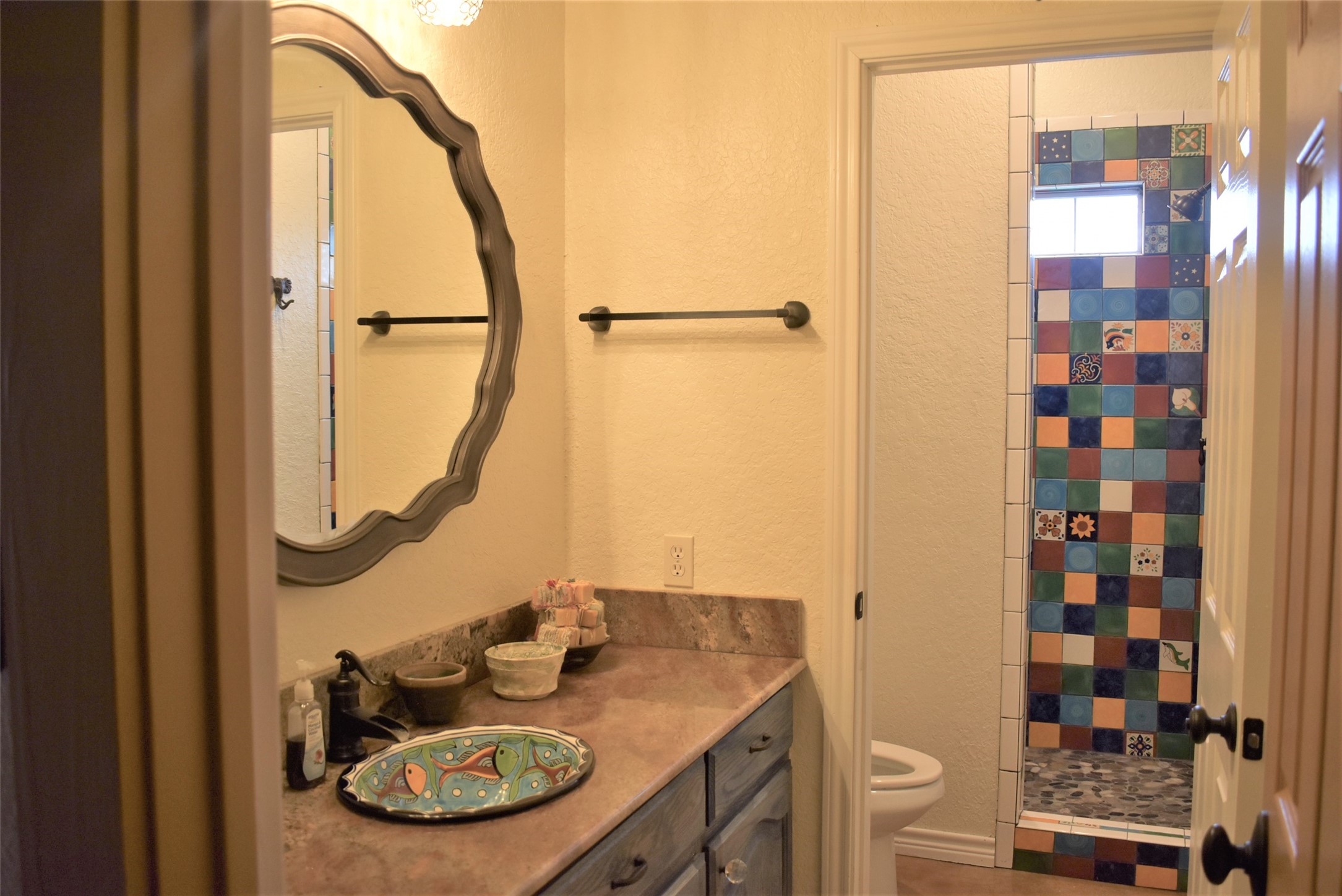 412 Pecan Street Sweeny, TX 77480 - Photo 14 of 32 a bathroom with a sink toilet and shower