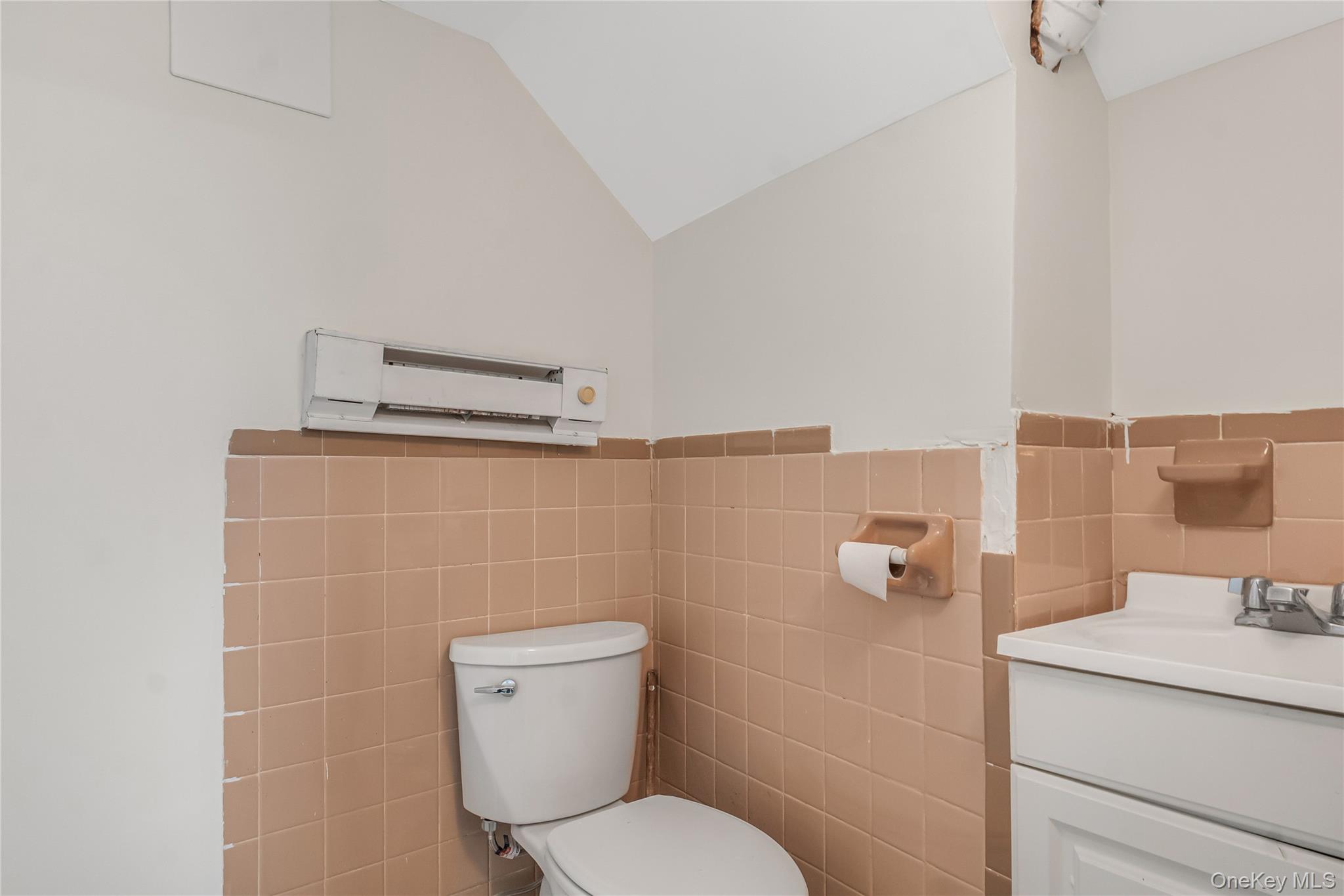243-25 132nd Road Queens, NY 11422 - Photo 25 of 41 a bathroom with a toilet a sink and mirror