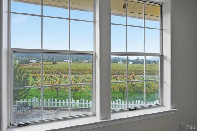 a view of a hallway with closet