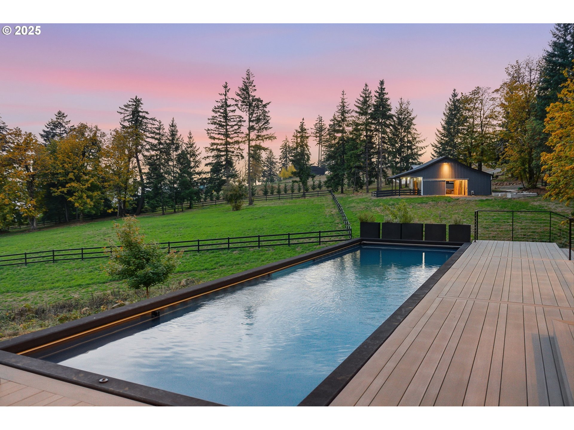 15299 Northeast Quarry Road Newberg, OR 97132 - Photo 7 of 46 a view of swimming pool from a balcony