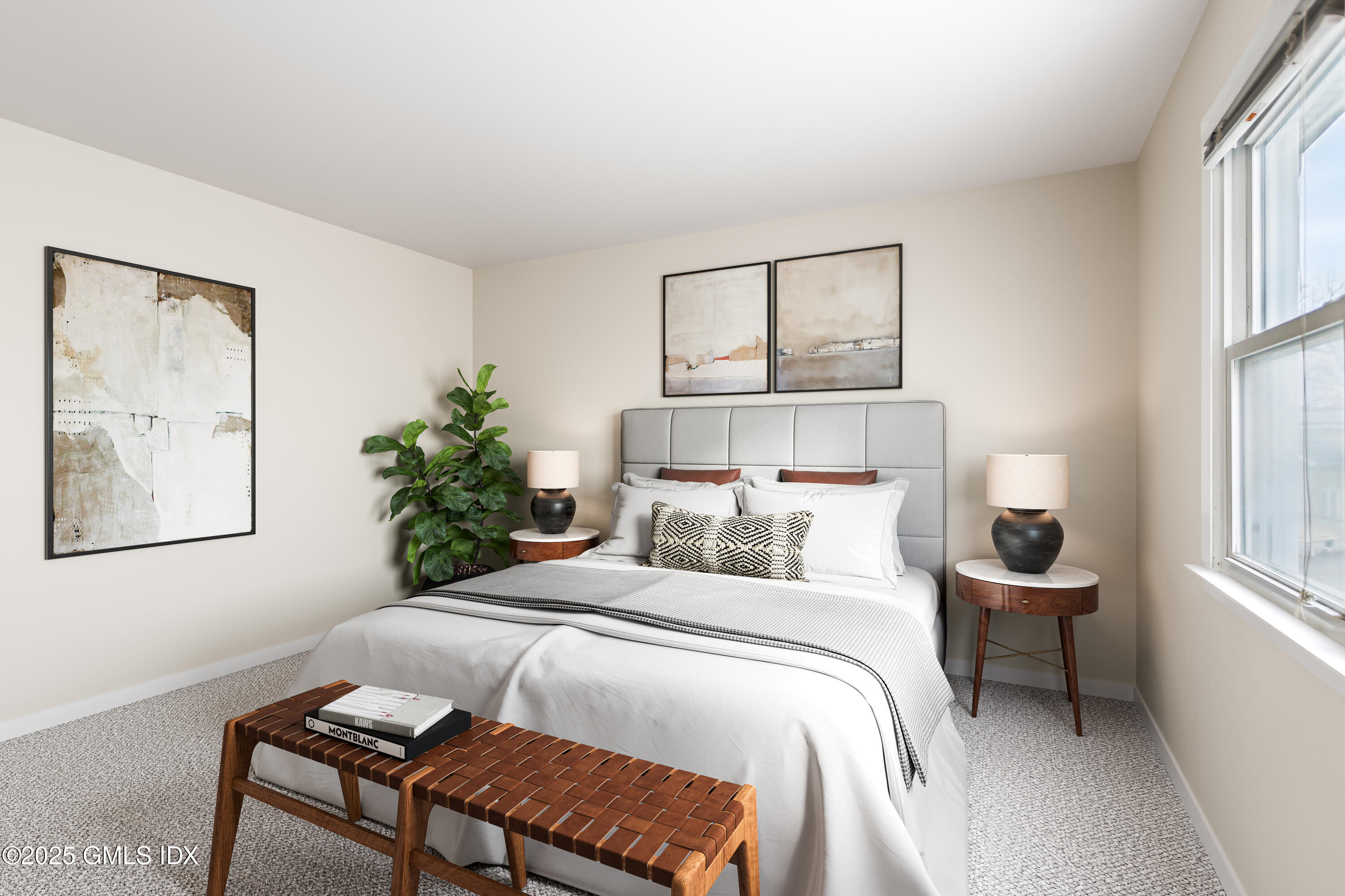 15 Neil Lane, Unit 2 Riverside, CT 06878 - Photo 6 of 10 a bedroom with a bed and window
