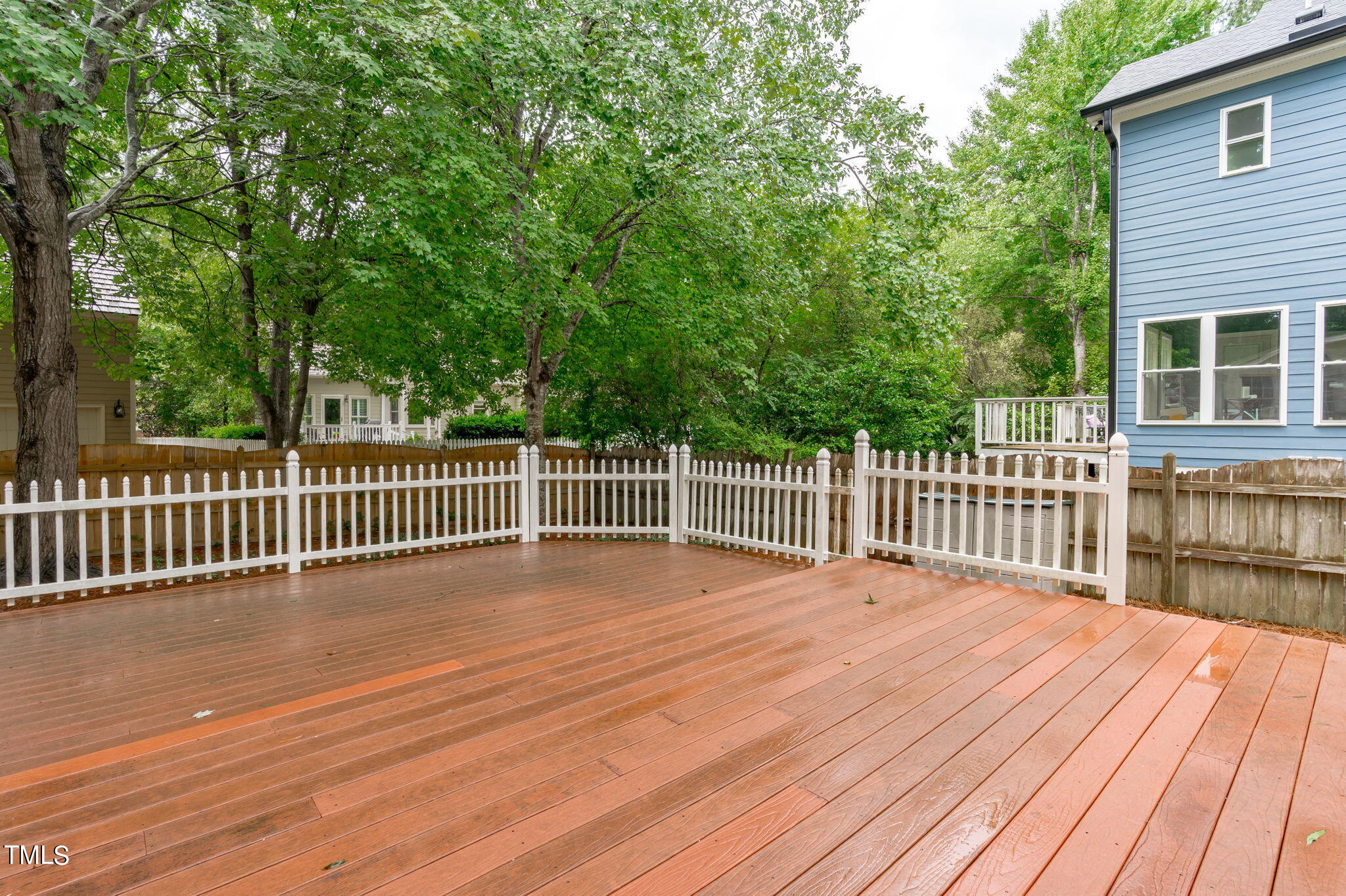 206 Palace Green Cary, NC 27518 - Photo 48 of 51 a view of a wooden deck