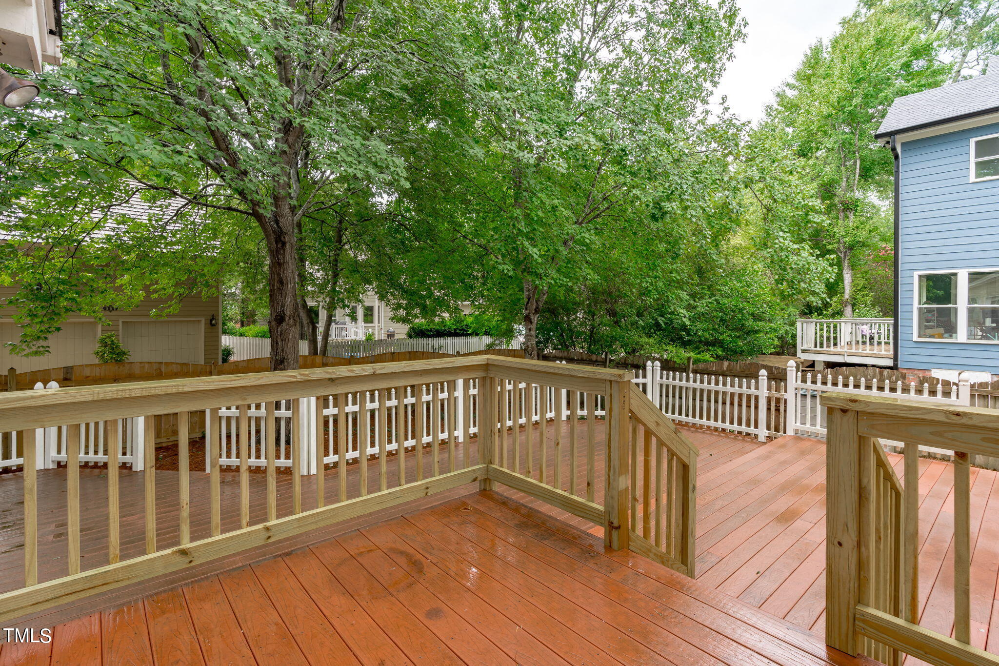 206 Palace Green Cary, NC 27518 - Photo 49 of 51 a view of deck with a large trees
