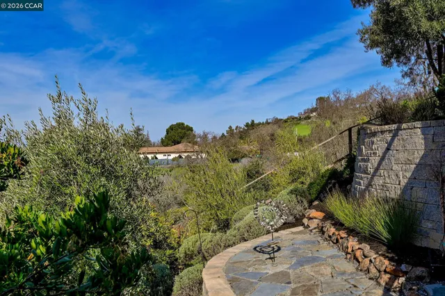 a view of swimming pool with a yard