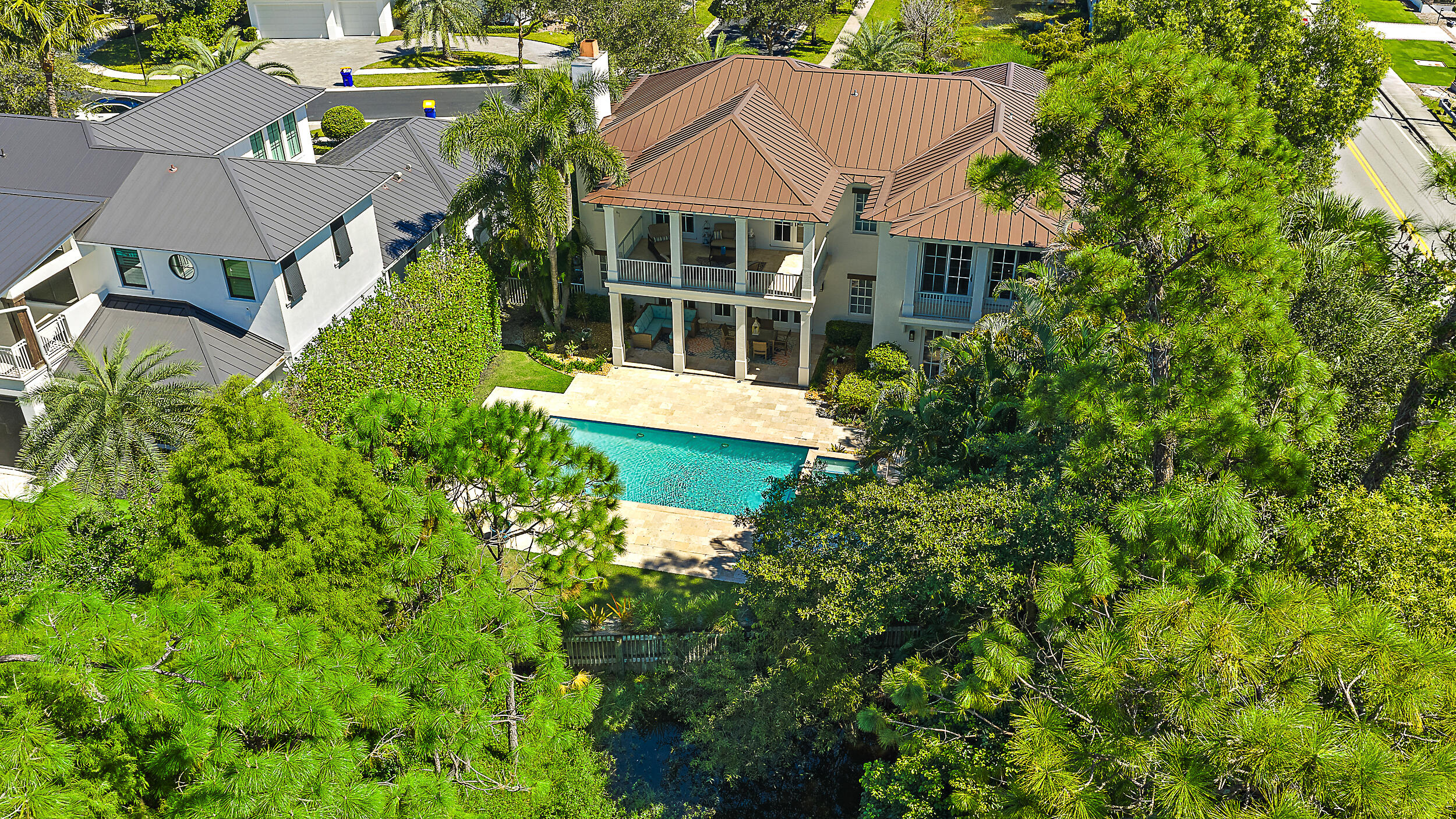 18706 Southeast St Augustine Way Jupiter, FL 33469 - Photo 69 of 74 an aerial view of house with yard