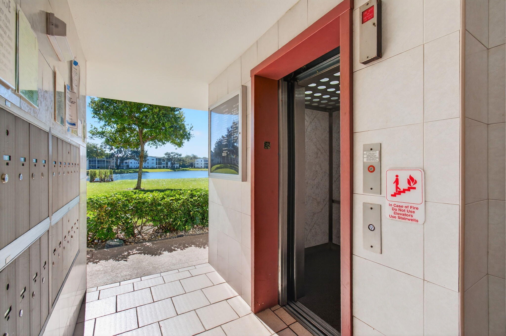 33 Fanshaw A, Unit A Boca Raton, FL 33434 - Photo 4 of 108 Building Elevator and Mailbox