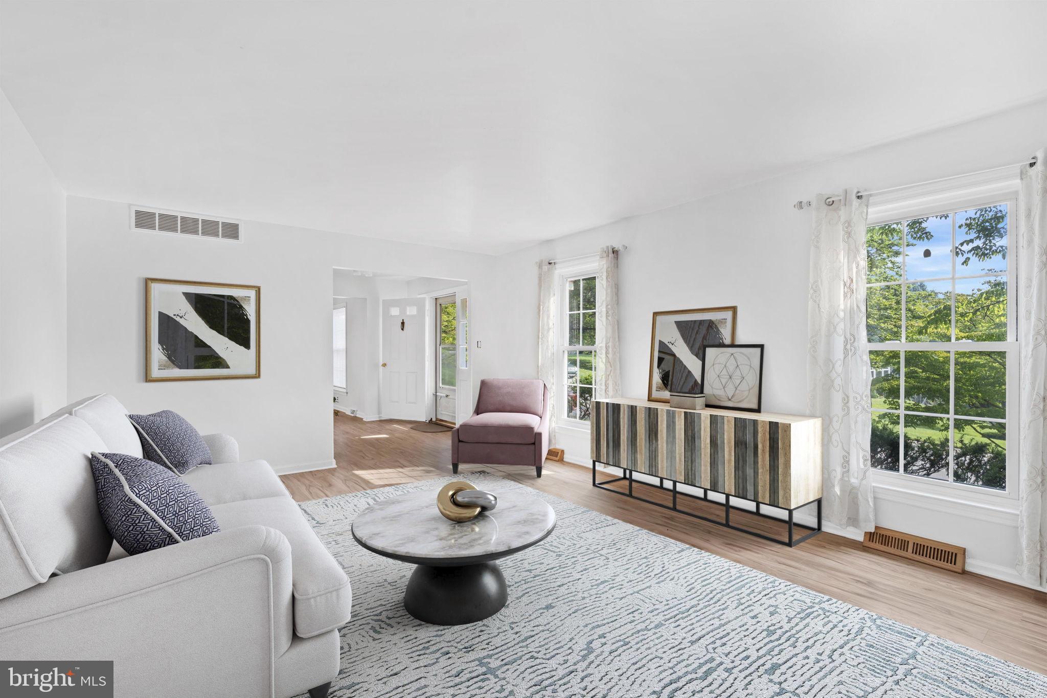 3 Round Tree Circle Hockessin, DE 19707 - Photo 3 of 28 Living room is virtually staged