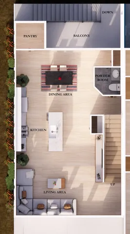 a view of front door of house