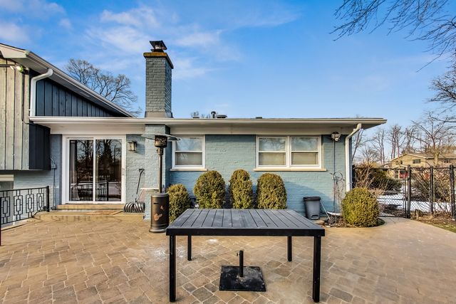 a view of a house with a park