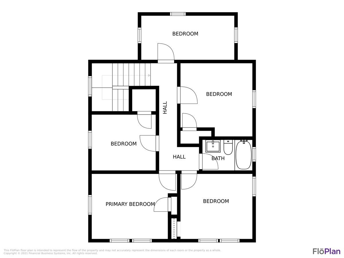 2502 Alberta Avenue Southwest Roanoke, VA 24015 - Photo 24 of 25 24.Upper Floor Plan