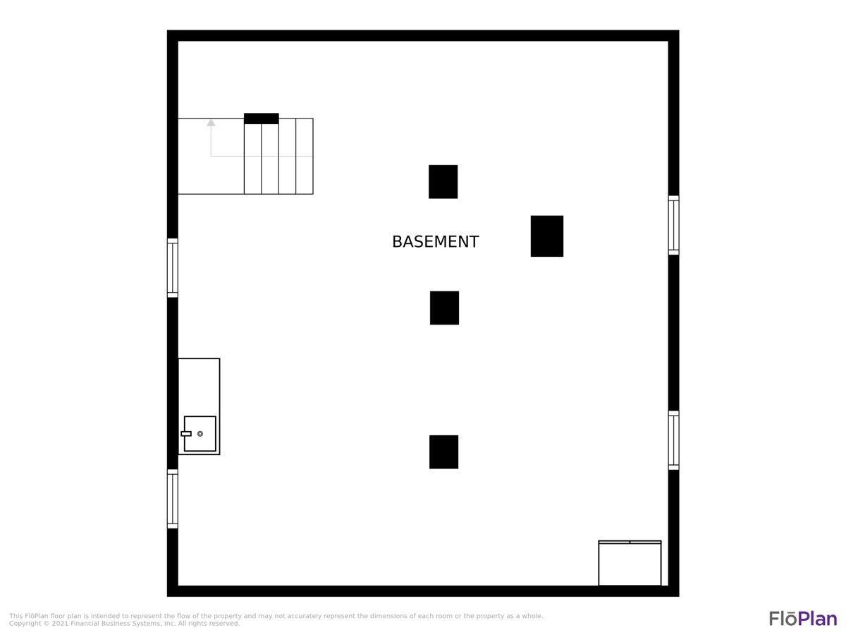 2502 Alberta Avenue Southwest Roanoke, VA 24015 - Photo 25 of 25 25.Basement Floor Plan