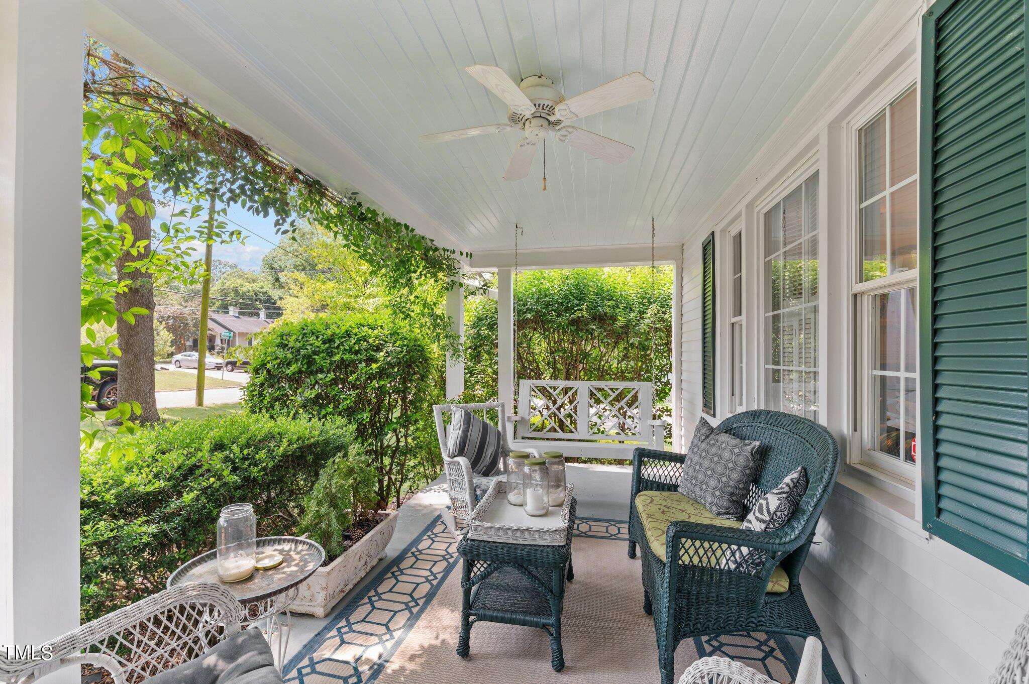 301 Hudson Street Raleigh, NC 27608 - Photo 6 of 36 Incredible front porch!