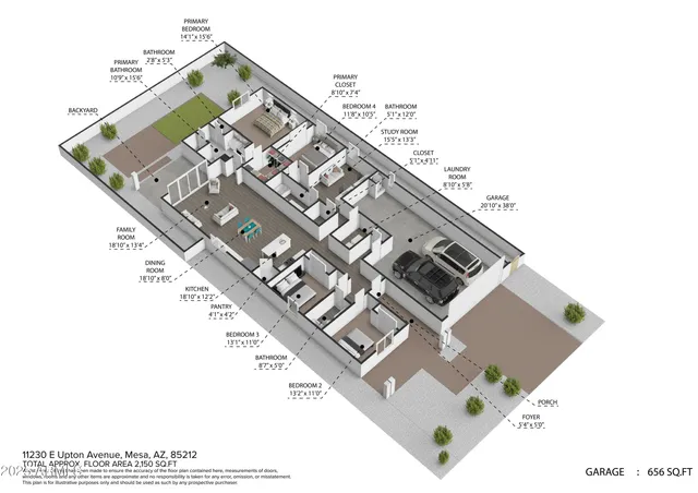 $2,850 | 11230 East Upton Avenue, Mesa, AZ 85212