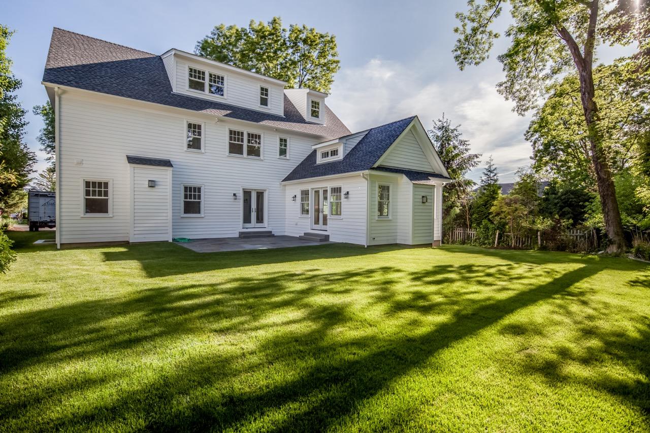 5 Top Sail Road Rowayton, CT 06853 - Photo 16 of 16 a view of a house with pool and a yard
