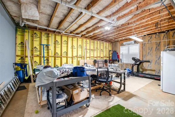 a view of storage and utility room