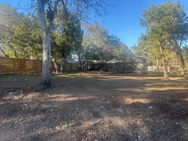 a view of road with trees