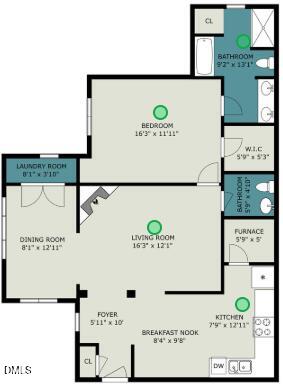 2521 Friedland Place Raleigh, NC 27617 - Photo 21 of 21 Floorplan Pic