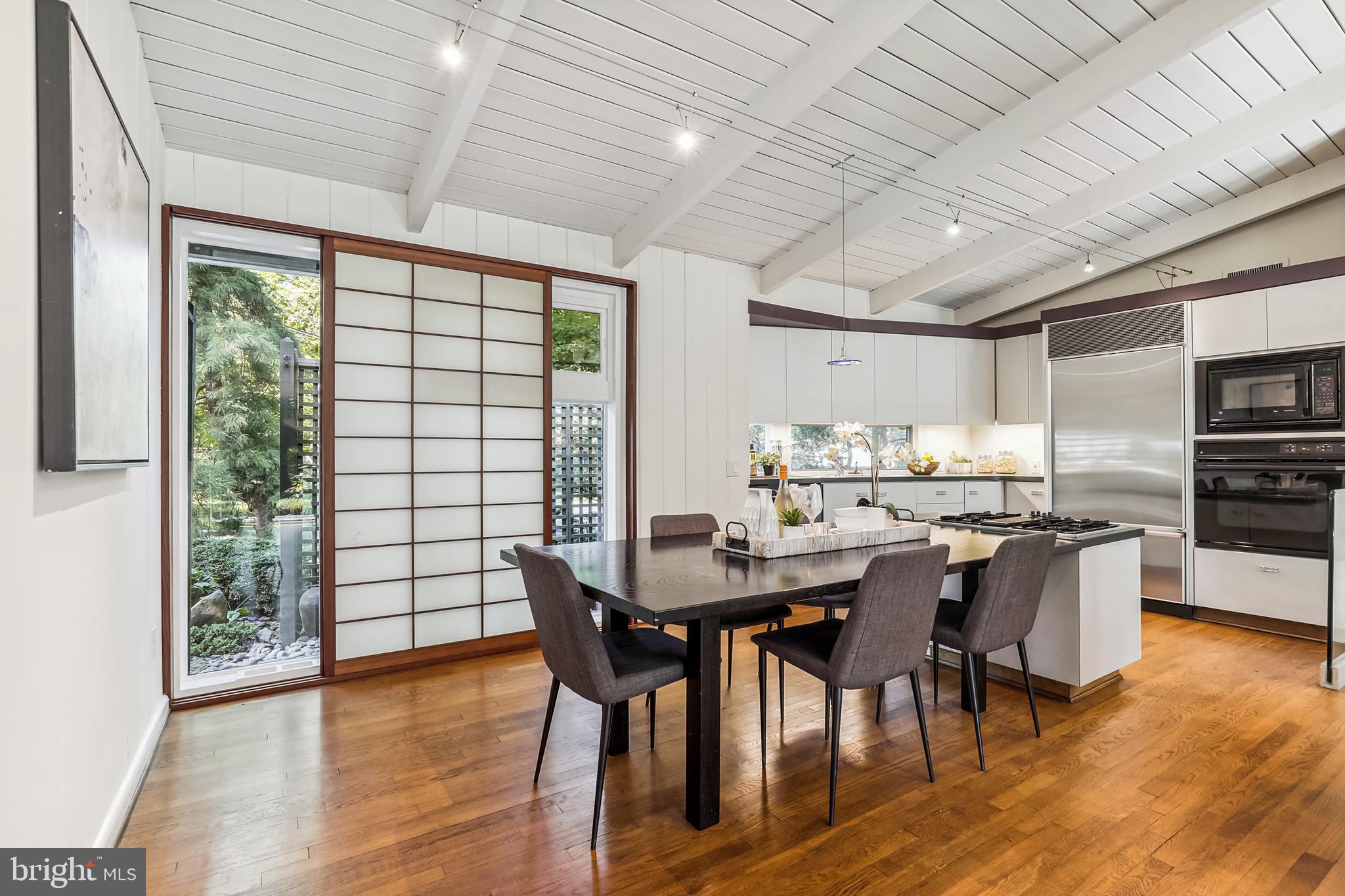 2202 Richland Place Silver Spring, MD 20910 - Photo 11 of 53 Dining Area with Shoji Screen