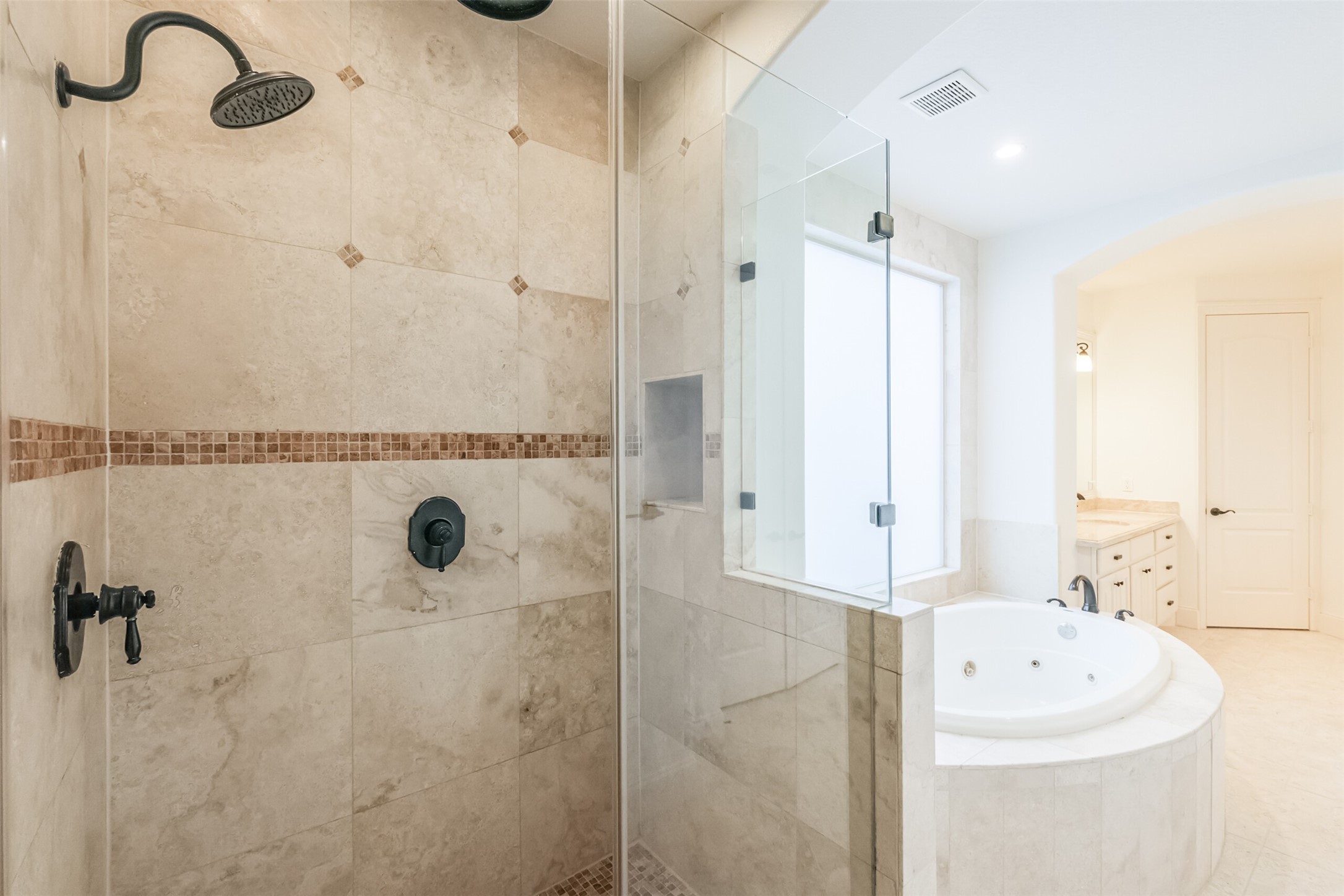 407 West Bell Street Houston, TX 77019 - Photo 41 of 49 a bathroom with a sink a toilet a shower and mirror