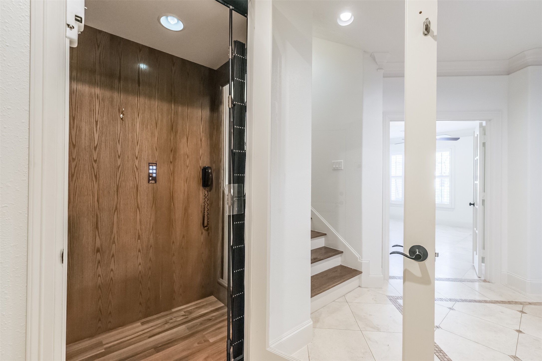 407 West Bell Street Houston, TX 77019 - Photo 9 of 49 a bathroom with a shower and a glass door