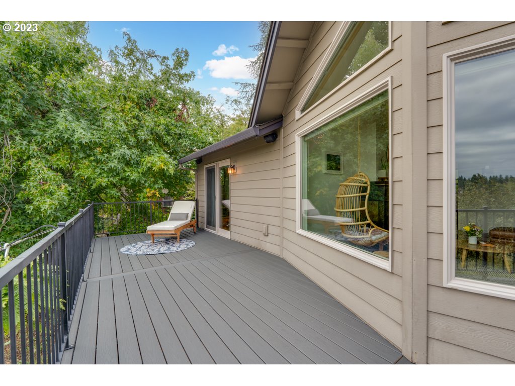 3250 P Street Washougal, WA 98671 - Photo 41 of 48 a view of backyard with small cabin and wooden fencing