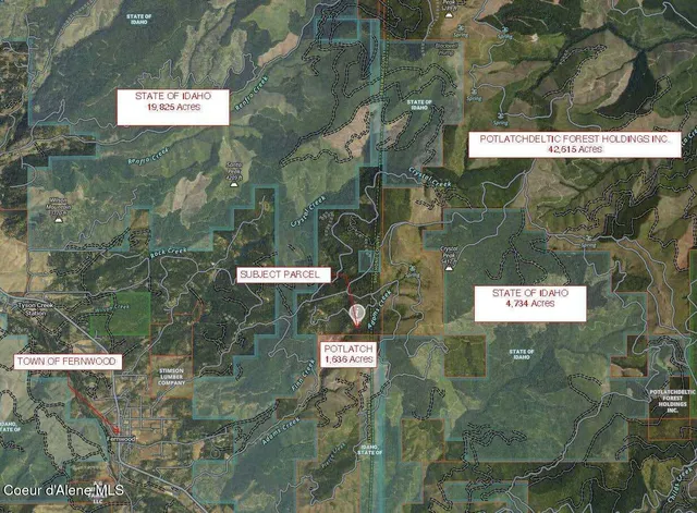 $69,900 | 1425 Upriver View Drive, Fernwood, ID 83830