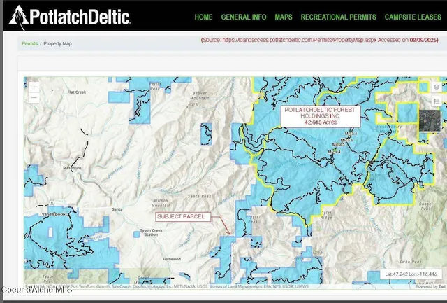 $69,900 | 1425 Upriver View Drive, Fernwood, ID 83830