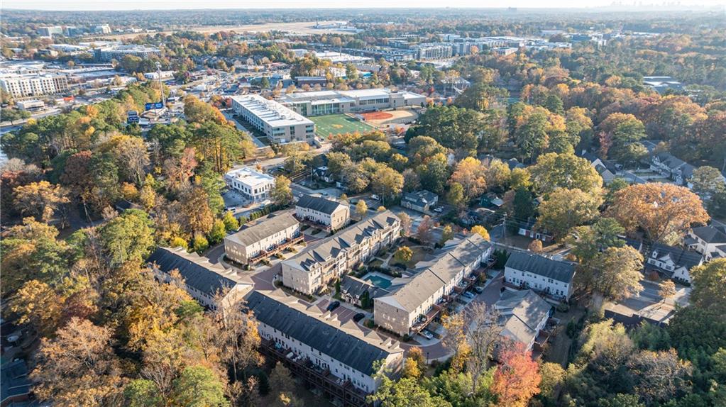 2002 Raven Way Atlanta, GA 30341 - Photo 25 of 27 an aerial view of a city with lots of residential buildings