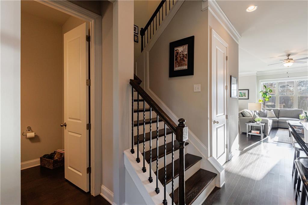 2002 Raven Way Atlanta, GA 30341 - Photo 5 of 27 a view of a livingroom with furniture and stairs