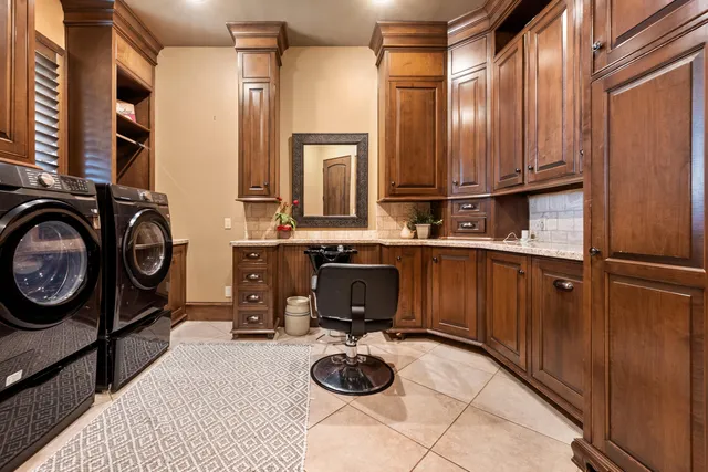 a bedroom with a bed and dresser