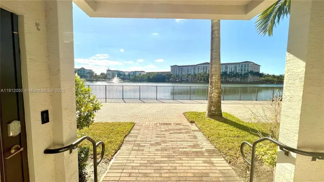 a view of balcony with patio