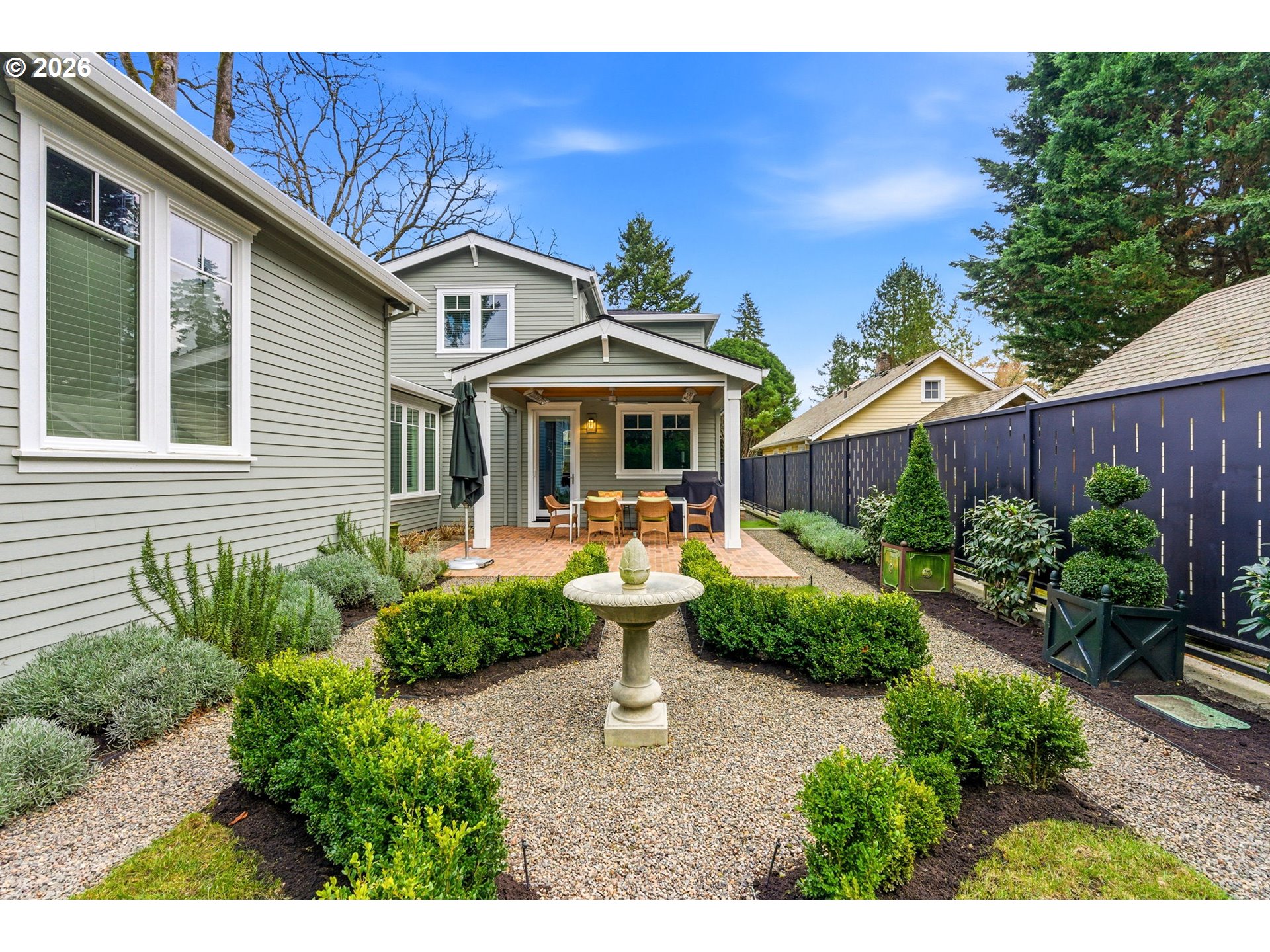 330 6th Street Lake Oswego, OR 97034 - Photo 19 of 48 a front view of a house with yard and outdoor seating