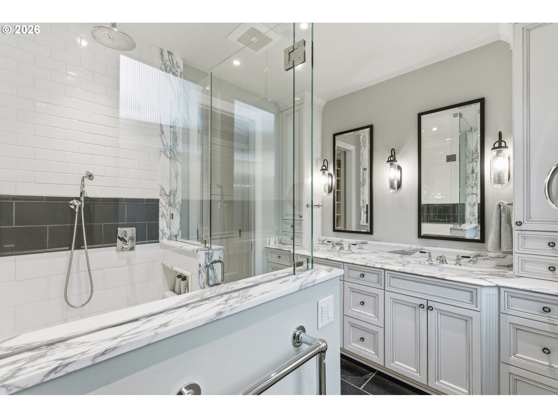 330 6th Street Lake Oswego, OR 97034 - Photo 27 of 48 a bathroom with a sink and a mirror