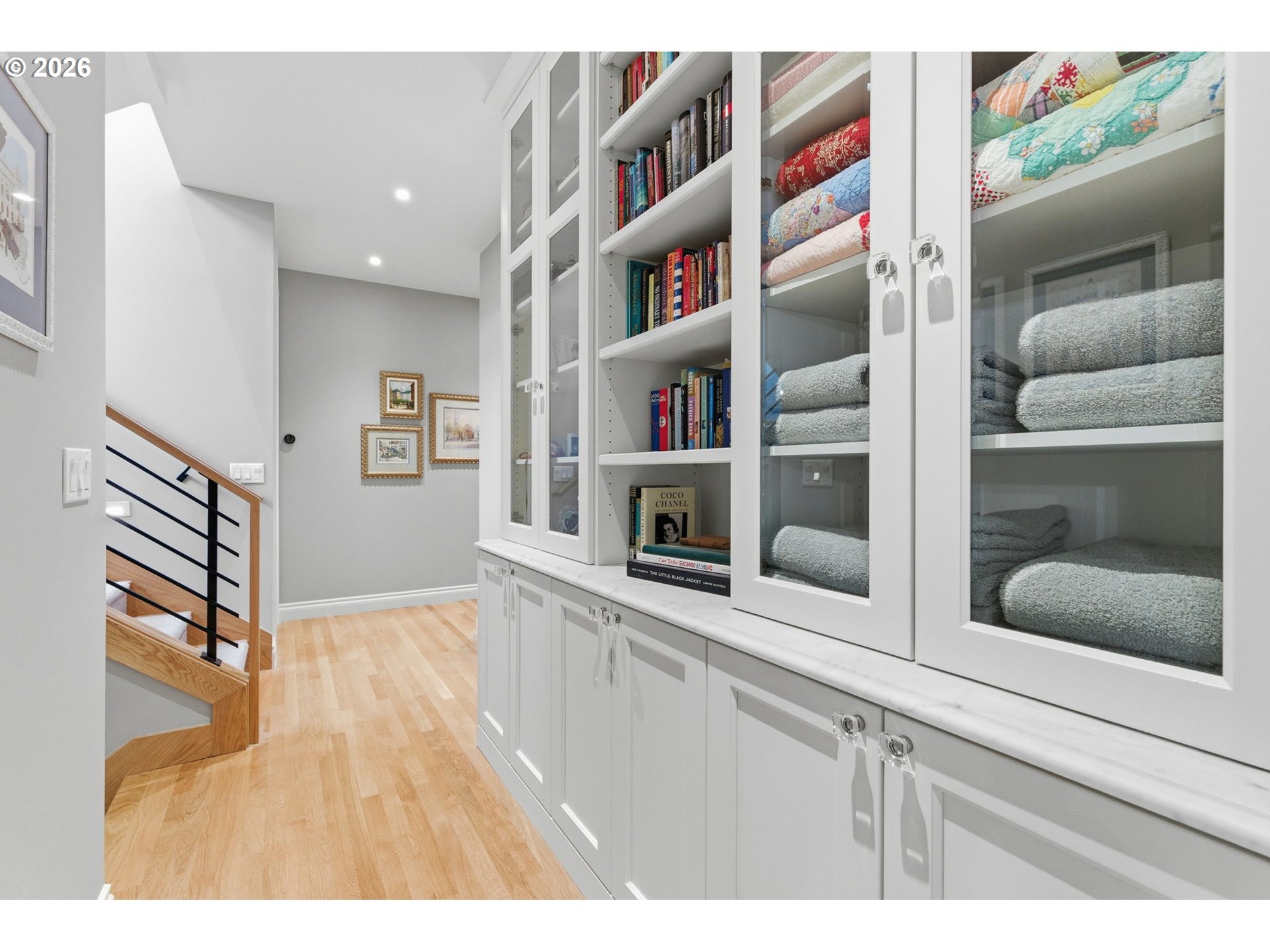 330 6th Street Lake Oswego, OR 97034 - Photo 29 of 48 a living room with furniture and a book shelf