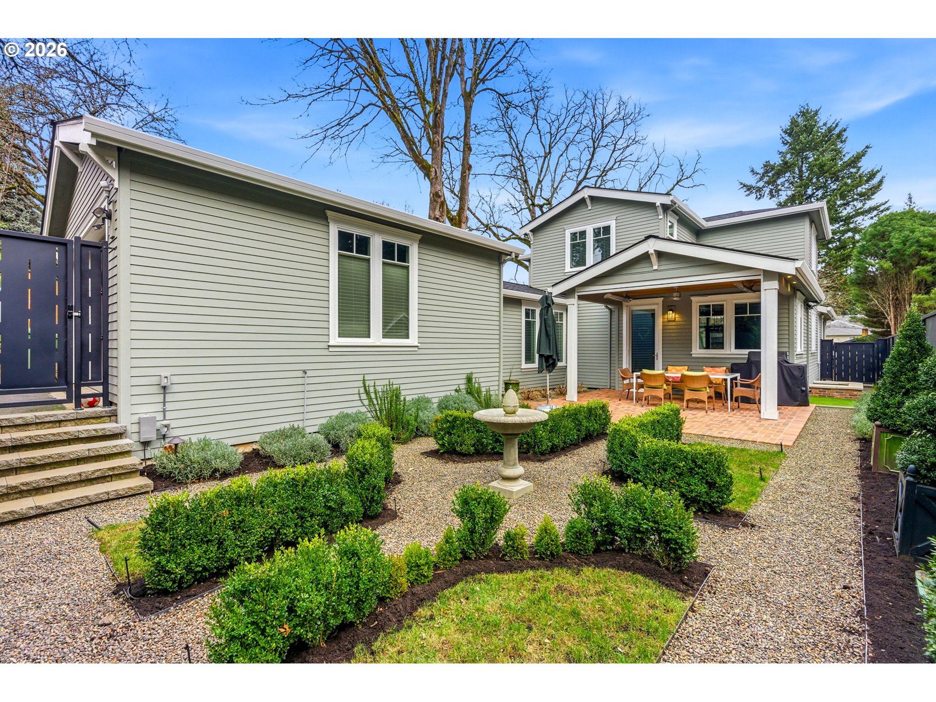 330 6th Street Lake Oswego, OR 97034 - Photo 44 of 48 a front view of a house with garden and porch