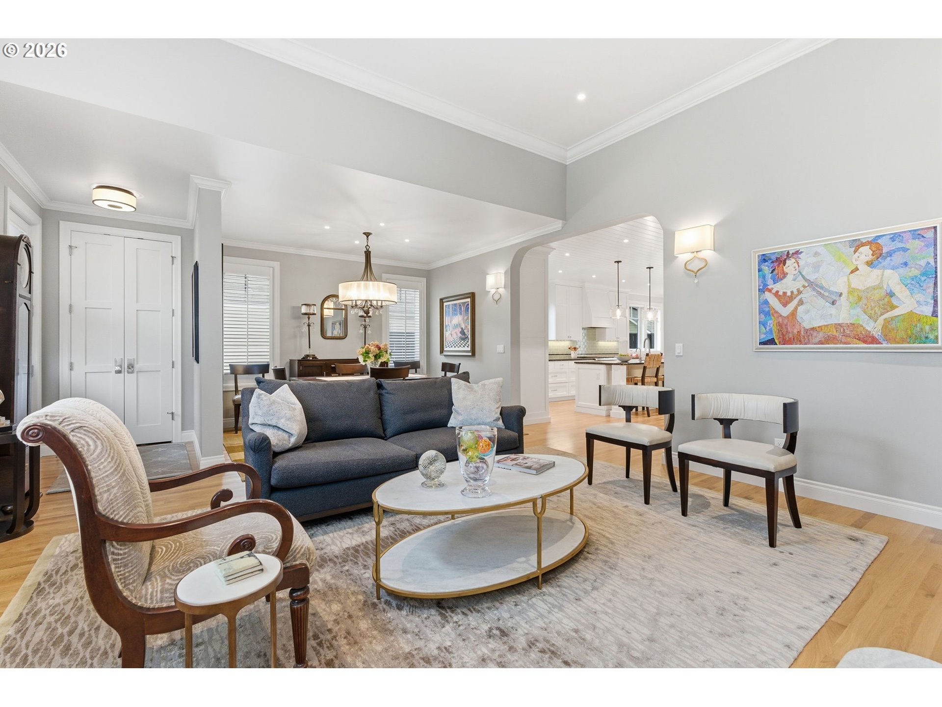 330 6th Street Lake Oswego, OR 97034 - Photo 7 of 48 a living room with furniture and a dining table