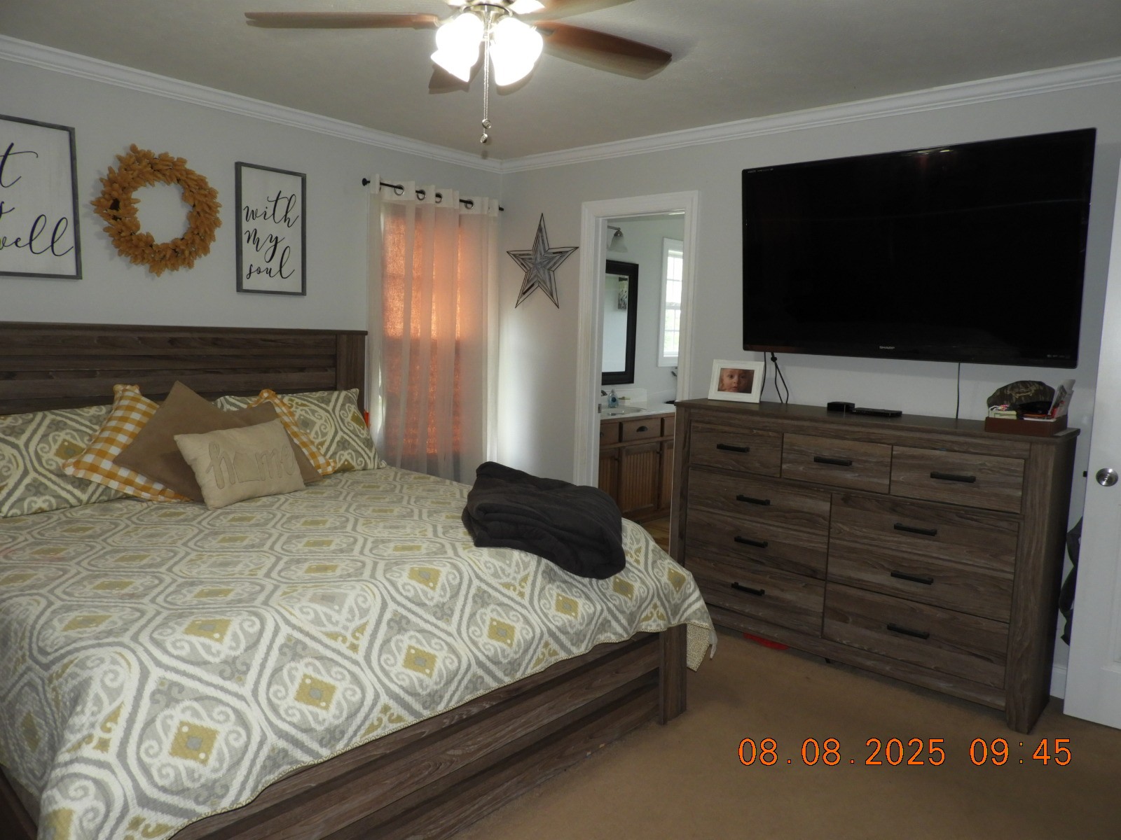 202 Desperado Avenue Pulaski, TN 38478 - Photo 28 of 35 a bedroom with a bed and a flat screen tv