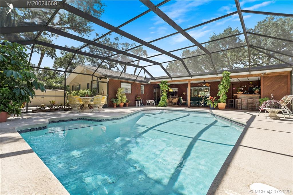 15 Banyan Road Stuart, FL 34996 - Photo 37 of 52 Pool has "swim out" too. Pool refinished 3 years ago.