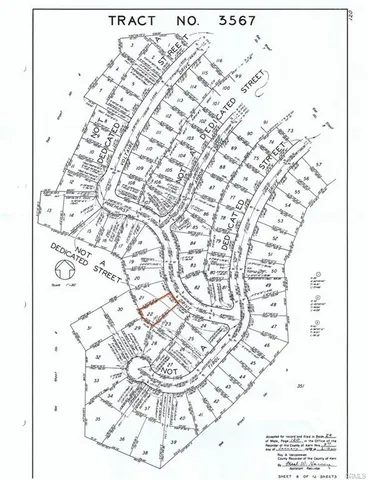 a view of a lake with houses