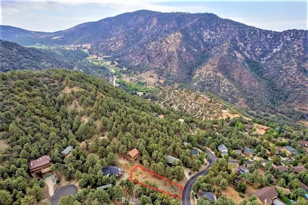 a view of city and mountain