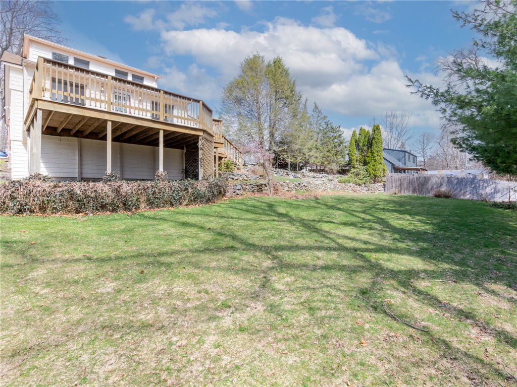 26 Anthony Street Warwick, RI 02886 - Photo 29 of 37 Exterior rear with deck and yard