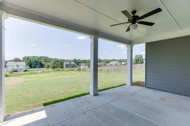 a view of a ocean from a big room