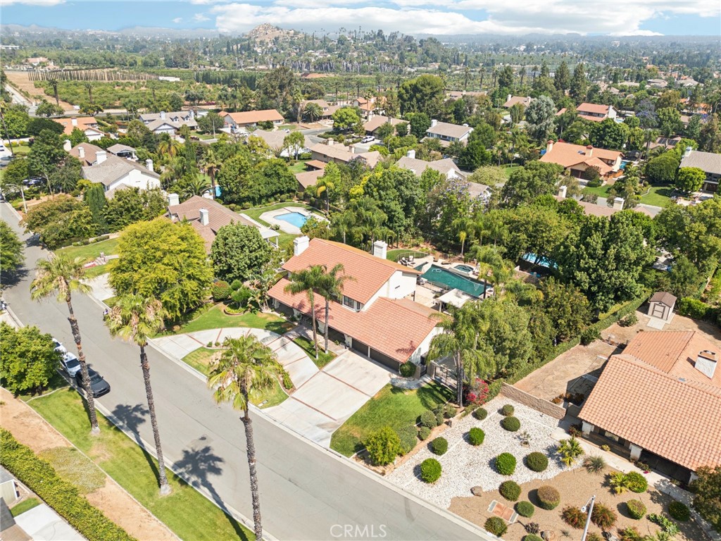 1623 Northhampton Drive Riverside, CA 92506 - Photo 54 of 59 an aerial view of residential houses with outdoor space