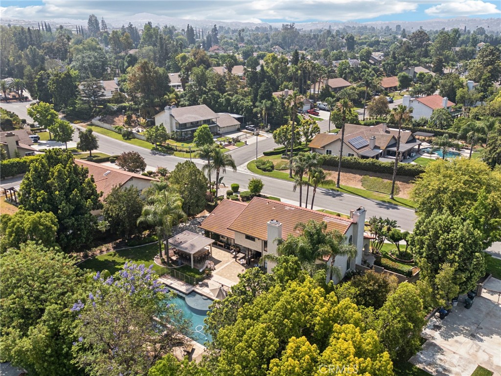 1623 Northhampton Drive Riverside, CA 92506 - Photo 7 of 59 an aerial view of residential houses with outdoor space and trees