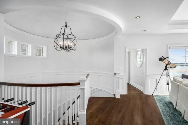 a view of balcony with city view