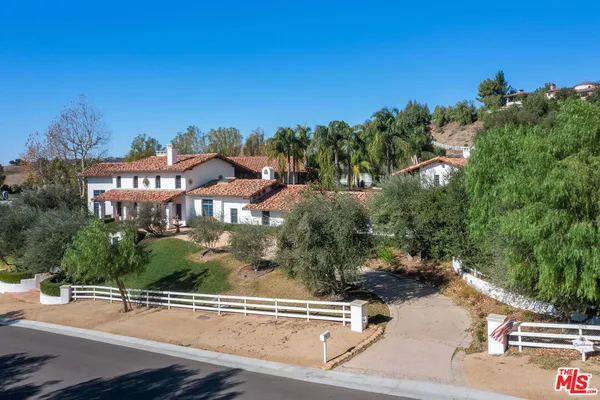 an outdoor view with patio